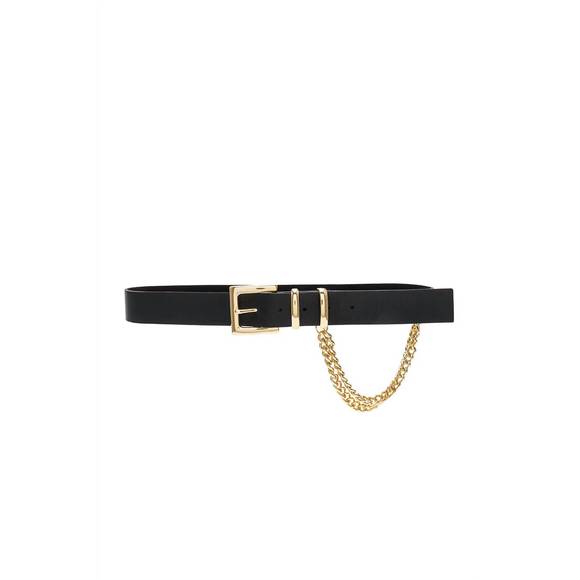 NEW B-LOW THE BELT women's pheonix chain belt in black - Picture 1 of 3